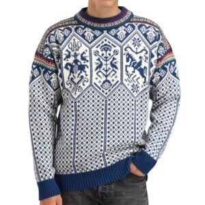 VENTURE RESEARCH GEAR NWT Wool Blend 1994 Lillehammer Nordic Sweater Men's Small